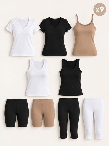 Pack Mix & Match Femme – 9 Pièces  – LILYA