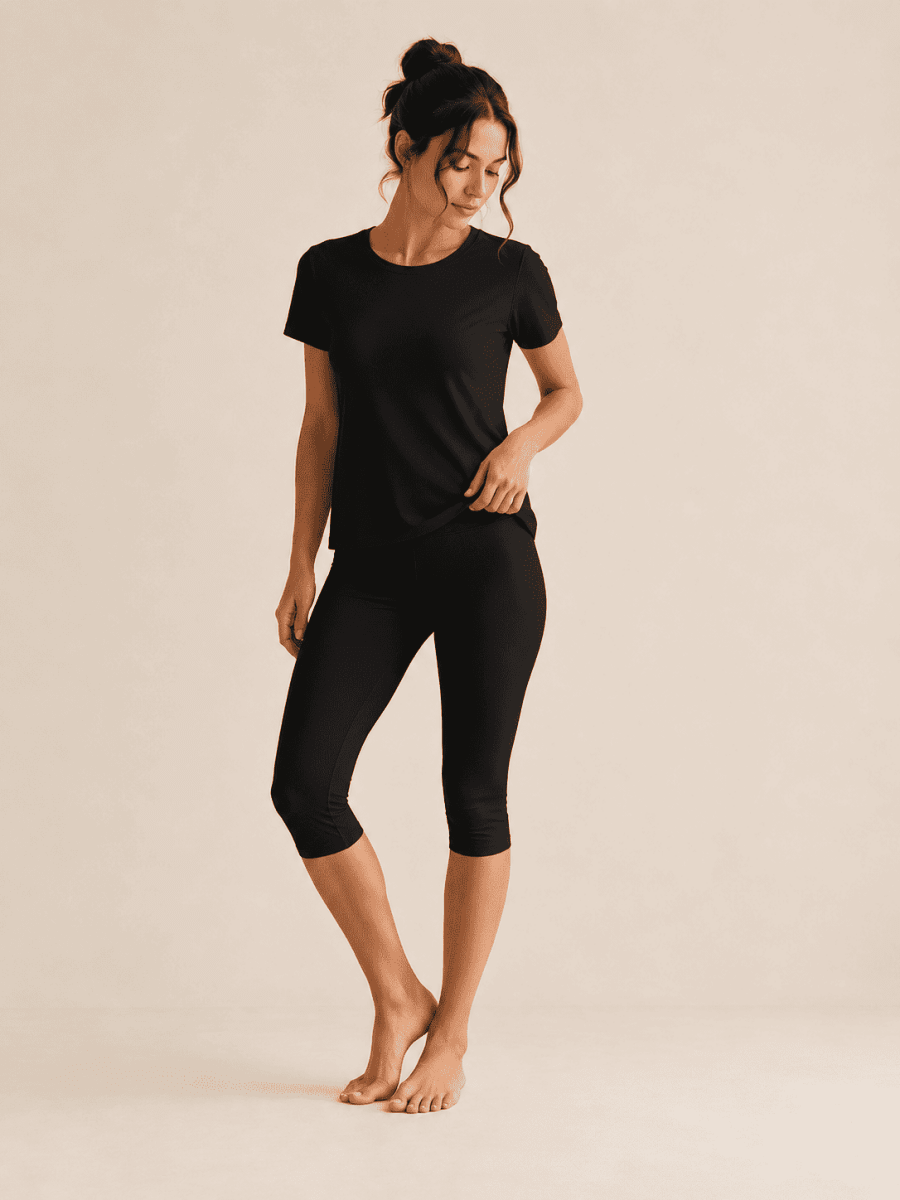 Ensemble T-shirt Col Rond & Corsaire – LILYA