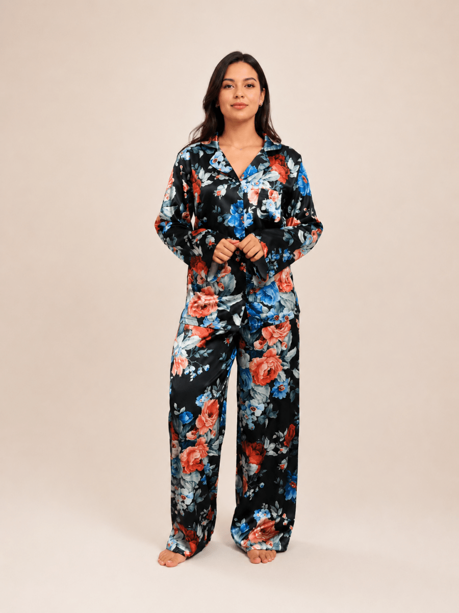 Pyjama Satiné Jardin de Nuit